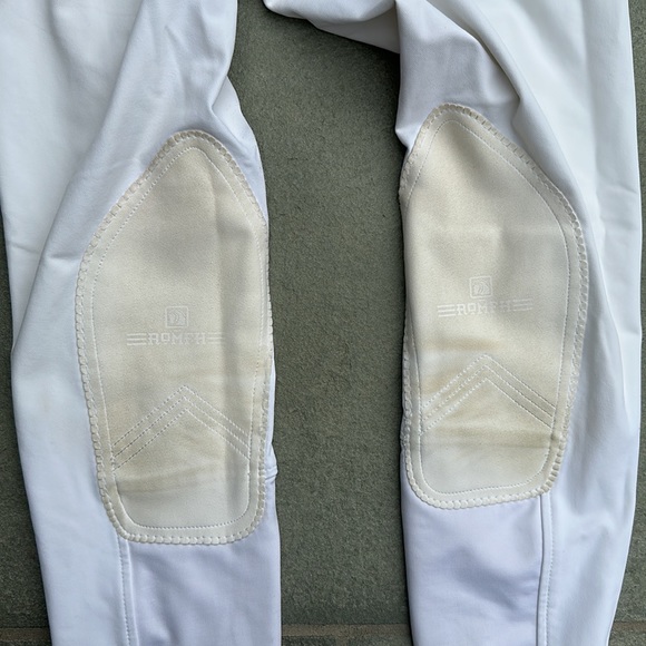 ROMFH White Riding Pants/Show Breeches - Picture 4 of 7